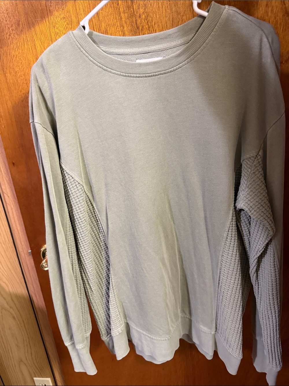 Maurices Light Olive Green Crewneck Sweatshirt